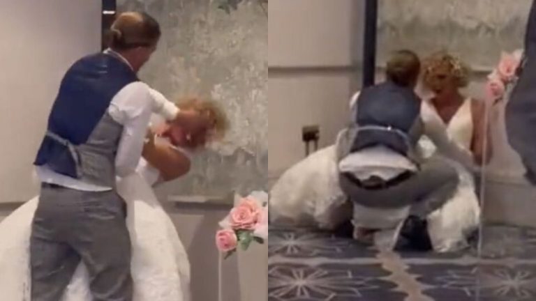 Que-hizo-que-Novio-maltrata-a-su-esposa-en-plena-boda-1