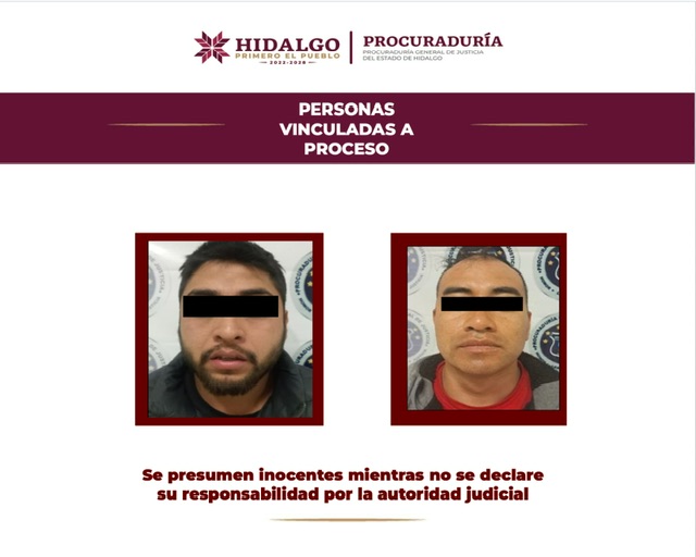 Dos personas enfrentan proceso penal por homicidio doloso ocurrido en Tulancingo de Bravo
