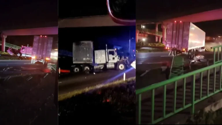 Trailer-choca-contra-puente-en-la-carretera-Mexico-Tuxpan-en-Singuilucan-2025